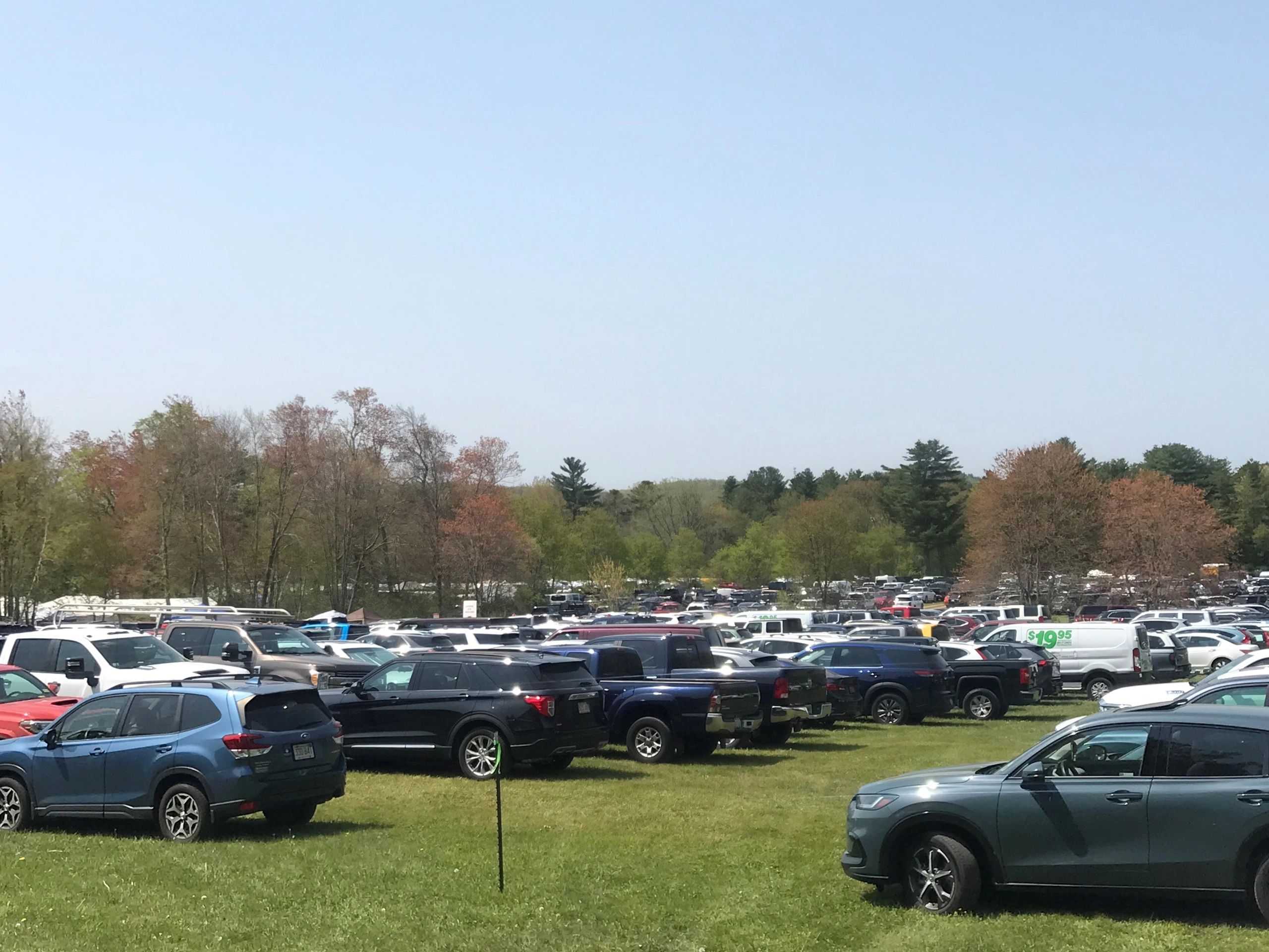 Brimfield Parking at its Best